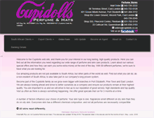 Tablet Screenshot of cupidolls.co.za